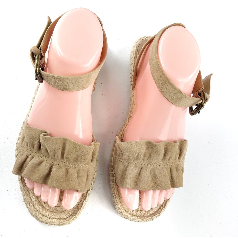 Splendid espadrille sandals brown size 8 - Picture 1 of 8